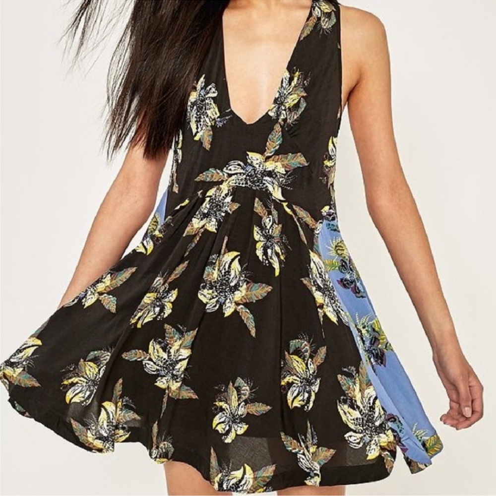 Free People Thought I Was Dreamin' Floral Dress Size XS
